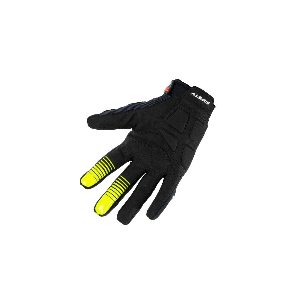 GANTS KENNY SAFETY NOIR/ROUGE/ORANGE