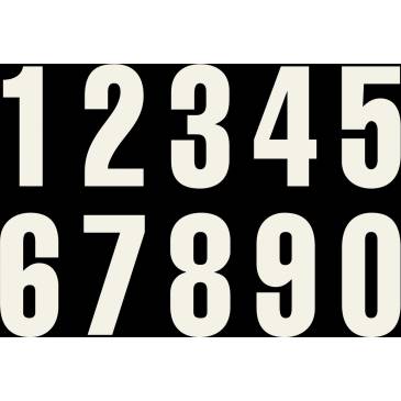 PACK 3 NUMEROS BLANCS...