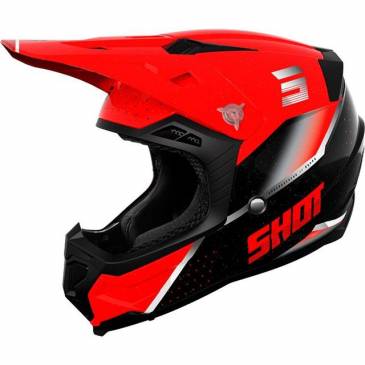 CASQUE SHOT CORE HONOR ROUGE